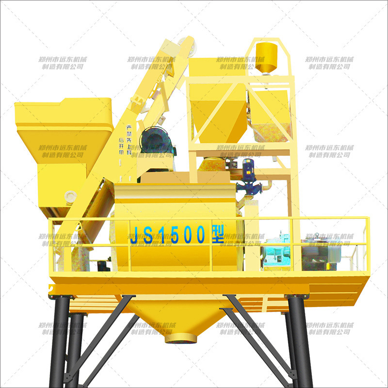 JS-1500型雙電機擺線(xiàn)針強制攪拌機(圖1)