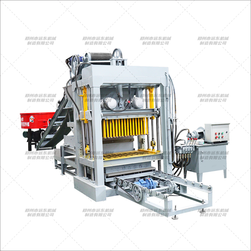 4-30液壓磚機（含進(jìn)板機、出板機、布料車(chē)、泵站、推車(chē)）(圖1)